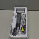 Hair Dryer, 160000 RPM High-Speed Ionic Blow Dryer Portable Professional Lightweight Hair Dryers with 200 Million Negative Ions, Fast-Drying, Quiet Hair Dryer with Nozzle for Travel, Home, SalonHF03 (Gunmetal Color)