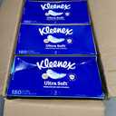 Kleenex Ultra Soft Facial Tissues, 8 Flat Boxes, 180 Tissues per Box, 3-Ply, 
