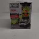 BLACK+DECKER PowerCrush Multi-Function Blender with 6-Cup Glass Jar, 4 Speed Settings, Silver