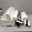 idee-home Outdoor Chair Cushions Set of 2, Thick 17" x 17" x 3" Outdoor Seat Cushions Patio Furniture Waterproof with Ties, Dining Pads (Black Stripes)