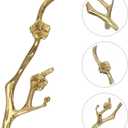 Brass Cabinet Handles Flower Branch Shaped Dresser Knob Twig Branch Cabinet Drawer Knobs Decorative Pulls for Cabinet Dresser Closet Cupboard Wardrobe (Copper)