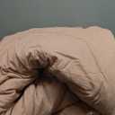 Bedsure Comforter Set Queen Size - Cotton Fabric with Microfiber Inner Fill, Pink Clay PureWoven Soft Bed Set for All Seasons, 3 Pieces, 1 Comforter (90" x 90") and 2 Pillow Cases (20" x 26")