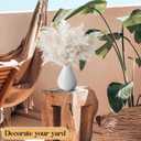 40PCS White Pampas Grass for Home Decor - Elegant Boho Decor - Premium Quality Pampas Grass Stems - Perfect for House, Nursery, Western, Wedding, Table, and Bohemian Decor