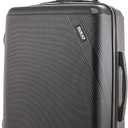 DUKAP DISCOVERY 20-Inch Carry-On Hardside Spinner Luggage Lightweight Black