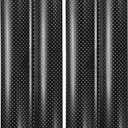 uxcell 2Pcs Perforated French Bread Baking Pan, 15" x 6.3" Toast Molds Tray, 2 Wave Loaves Baking Tray for Baking Loaf Bread (Black)