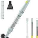 Lydsto S1 Lite Cordless Spa Hot Tub Vacuum Cleaner  90-Min Runtime, Powerful 20W Brushless Motor, Includes 3 Aluminum Poles, Lightweight Handheld Pool Vacuum to Clean Small Debris Types, Silver