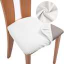 Jacquard Dining Room Chair Seat Cover Thick Elastic Cushion Stool for Dining Wedding Chair Removable Cover
 11 Pack 20x30x8