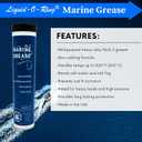 Multipurpose Marine Grease for Boat Trailer Wheel Bearings, Non-Melting, Salt Water & Salt Fog Resistant, Heavy Duty NLGI #2, Made in USA (14oz Cartridge)