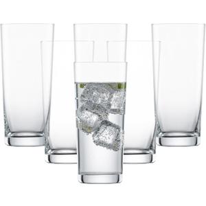 SCHOTT ZWIESEL Basic Bar Tumblers 13 Ounce (Set of 6), Medium-Sized Longdrink Glasses, Dishwasher-Safe Tritan Crystal Glasses, Made in Germany