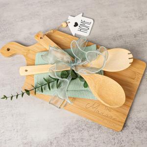 House Warming Gifts New Home, Gifts for New Homeowners, New Home Gift ideas, Home Sweet Home Bamboo Cheese Board Set for Home Newlywed Couple, Friends, New Homeowner