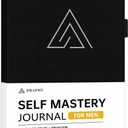 Self-Mastery Journal for Men - Gratitude and Productivity Journal for More Happiness, Positivity, Growth, Mindfulness, Self Care and Reflection - Guided Inspirational Journals for Men & Women (Black)