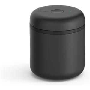 Fellow Atmos Electric Vacuum Canister & Storage Container - Airtight Coffee & Food Storage Containers - Coffee Containers - (Matte Black, 0.7 Liter)
