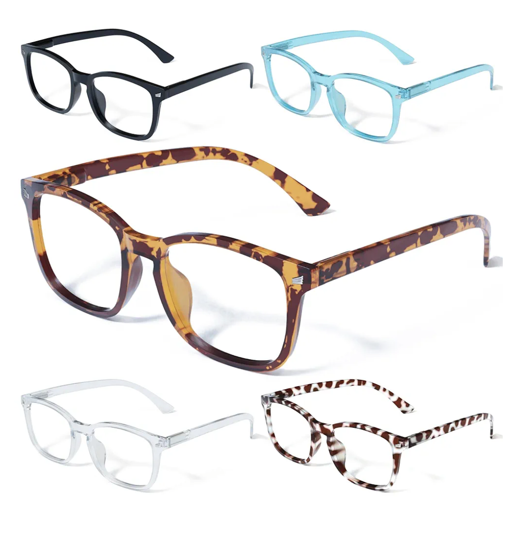 CCVOO Reading Glasses for Women/Men, Eyeglasses, Blue Light Readers for Women/Men, Computer Eye Glasses, Cheaters
