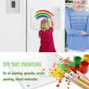 Acrylic Note Board Refrigerator Dry Erase Board Magnetic Clear 15x11 Includes 4 Dry Erase Markers