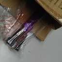 Medline Gel Grip Aluminum Cane with Offset Handle, Adjustable Height 29"-38", 300 lb. Weight Capacity, Purple - Ideal Mobility Aid