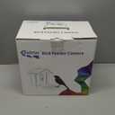 64GB Smart Bird Feeder with Camera Solar Powered, 2K 3MP HD Live Video &Playback on Phone, AI Identify +10,000 Bird Species, 2.4G WiFi Bird Feeder Camera Wireless Outdoor House-Bird Watching (Blue)