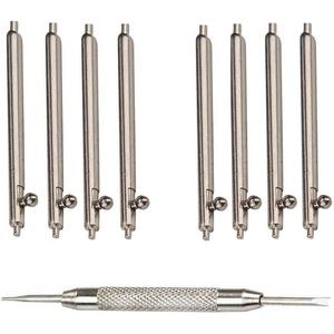 23mm Quick Release Spring Bars Watch Pins, 23mm Stainless Steel Watch Pins 8PCS Diameter 1.5mm + Spring Bar Tool (23mm)