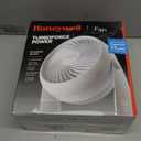 Honeywell TurboForce Air Circulator, Small Tabletop Fan, Quiet Personal Fan for Home or Office, 3 Speeds, 90 Degree Pivoting Head, White, HT-904
