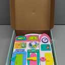 Montessori Toys for 1+ Year Old Girl Gifts, Busy Board Educational Toddler Toy Age 1-2, First Christmas 1st Birthday Gifts for 1+ Year Old Girl Boy (Pink)