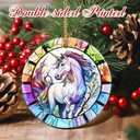 Christmas Ornaments, Unicorn Ornament, Christmas Tree Ornaments, Xmas Decorations, Holiday Decorations, Gifts for Unicorn Lovers, Holiday Party Gifts, and Xmas Gift Ideas