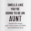 Pregnancy Announcement Gifts for Aunt, 10OZ Funny First Time New Aunt Gifts, Announcement Promoted to be Aunts Gift, Lavender Scented Soy Candle, Smells Like You’re Going to Be an Aunt