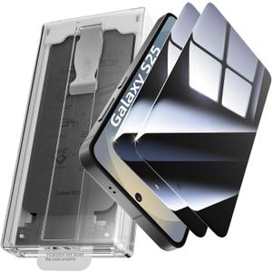 X-it for Samsung Galaxy S25 Screen Protector Privacy 6.2" [Auto Alignment/Dust Removal],Bubble-Free,[100% Ultrasonic Fingerprint ID] Easy Installation Full Coverage Anti-Spy [Non-Glass] 2 Packs