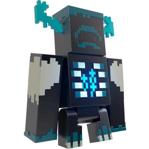 Mattel Minecraft Toys Warden Action Figure with Lights, Sounds and Accessories, Gift for Kids