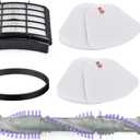 Sionlan Filter Replacement Compatible for Shark Navigator Lift Away NV350 NV351 NV352 NV356E S2 NV355 NV356 NV358 NV360 Vacuum Cleaner Filter Brush Roll Belt