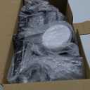 TAILI Suction Cup Corner Shower Caddies, Drill-Free Wall Mounted Baskets, Stainless Steel Rustproof Shower Shelves with Hooks, Large Capacity Removable Suction Cup Bathroom Organizer, Black, 2 Pack