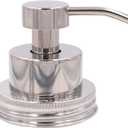 Foaming Soap Dispenser Mirror/Chrome Finish for Mason Jars (Regular Mouth)