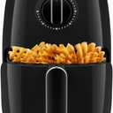 Chefman TurboFry 2-Quart Air Fryer, Dishwasher Safe Basket & Tray, Use Little to No Oil For Healthy Food, 60 Minute Timer, Fry Healthier Meals Fast, Heat And Power Indicator Light, Temp Control, Black