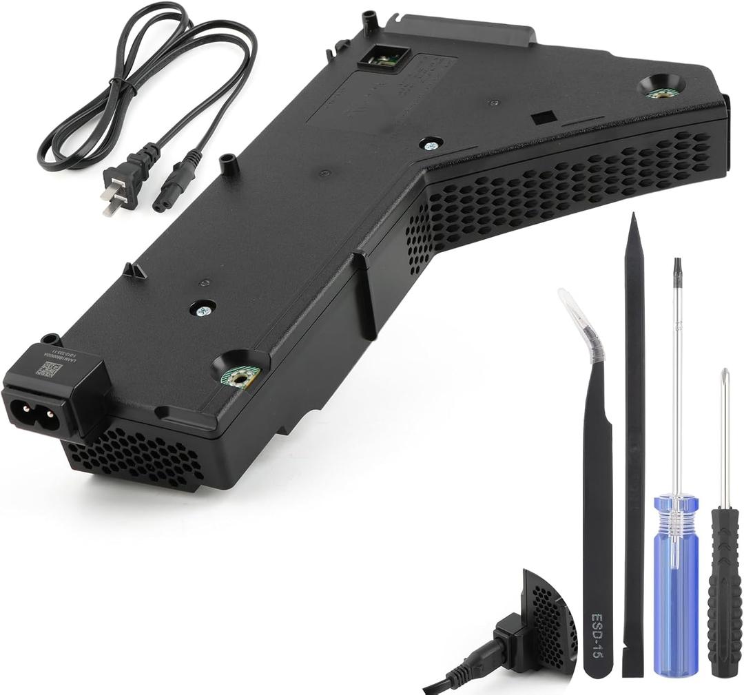 for PS5 Power Supply for ADP-400DR / ADP-400ER /PA-1401-JT20 Internal Power Source with AC Adapter Replacement Console Accessories Parts with Power Cable Repair Tools