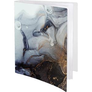 Binder with Plastic Sleeves Folder with Plastic Sleeves 30- Pocket Presentation Books 8.5x11 Display 60 Pages,Portfolio Folder with 8.5x11 Sheet Protectors for Documents,Music Folder (Black-1090)