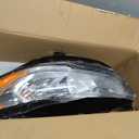 Silscvtt Headlights Front Head Lamps Replacement for Fusion 2017-2019 Halogen DRL Projector Headlights Left Side (Driver Side)
