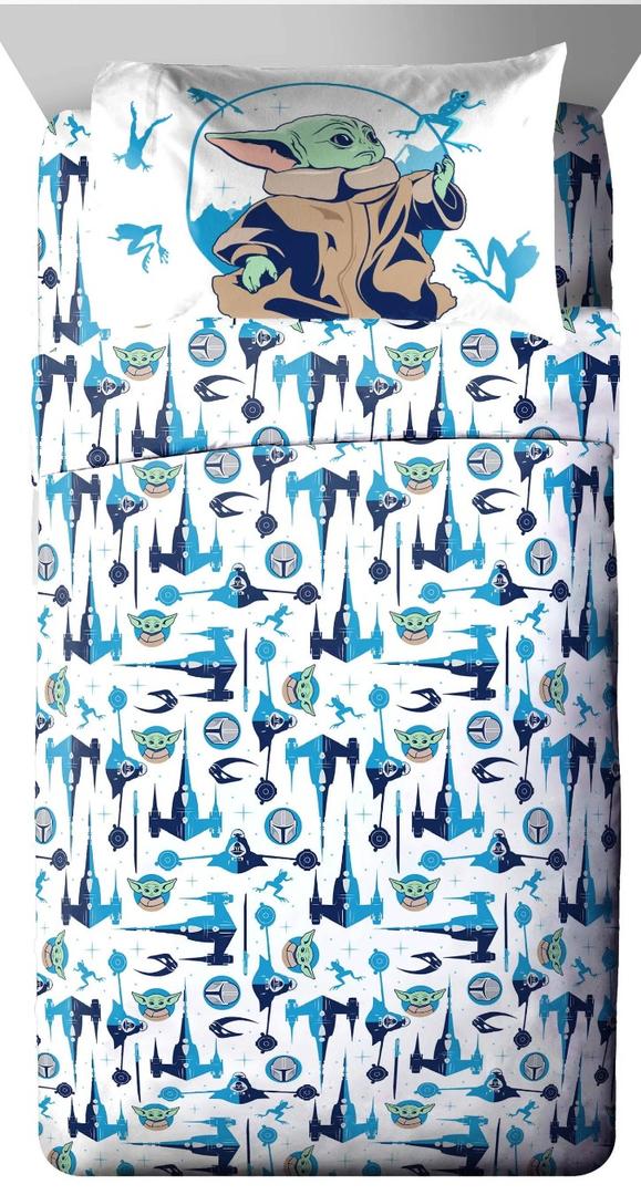 Star Wars The Mandalorian Twin Sheet Set 3pc