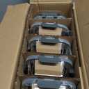 VERONES 10 Pack Glass Meal Prep Containers, Airtight Glass Lunch Containers, Stackable Glass Food Storage Containers Set with Lids,Exclusive of BPA,for Microwave, Oven, Freezer & Dishwasher,Grey