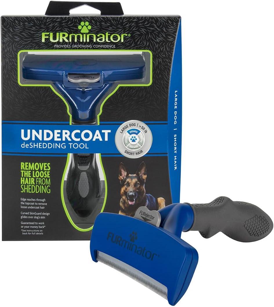FURminator Undercoat Deshedding Tool for Dogs, Deshedding Brush for Dogs, Removes Loose Hair and Combats Dog Shedding