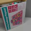 Unicorn Dance Mat, Dance Mixer Rhythm Step Play Mat, Pink Dance Pad with LED Lights, Adjustable Volume, Built-in Music, 5 Game Modes, Xmas B-Day Gifts for 3-12 Years Old Girls Toys (Multicolor)