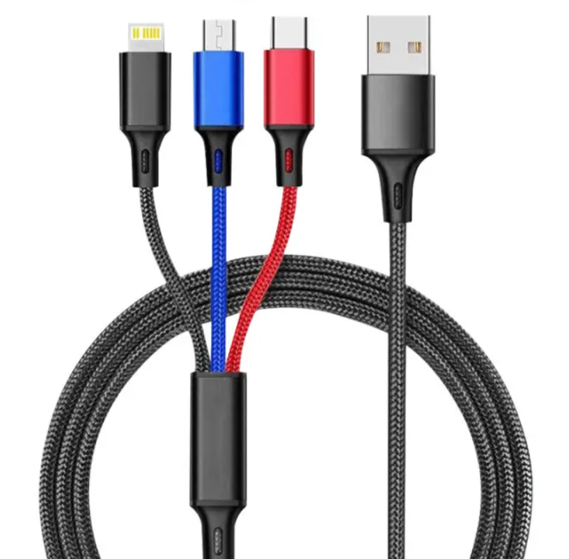 Travel Essentials, Dual Type-C 4 in 1 Multi Charging Cable for Multiple Devices, USB Cables Universal Phone Charger Cord with IP/Micro/2 USB-C Port for iPhone17/16/15/14, Android Tablet Pad, 1Pack 5FT Travel Essentials, Dual Type-C 4 in 1 Multi Charging Cable for Multiple Devices, USB Cables Universal Phone Charger Cord with IP/Micro/2 USB-C Port for iPhone17/16/15/14, Android Tablet Pad, 1Pack 5FT