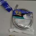 Eastman 4 Ft. Dishwasher Installation Kit, Braided Stainless Steel Supply Line with 3/8 Inch Compression Ends, 41037