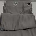 NICETOWN Thermal Insulated Grommet Blackout Curtains for Bedroom (2 Panels, W42 x L63 -Inch, Grey)