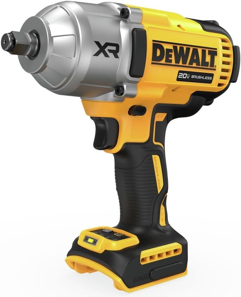 DEWALT 20V MAX Cordless Impact Wrench, 1/2 Impact Gun, High Torque with Hog Ring Anvil, Tool Only (DCF900B)