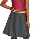 Harry Potter Dress, Official Hogwarts Wizarding World Costume Outfit, Classic Kids Size Dress with Collar and Tie (Large (10-12))
