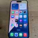 Apple iPhone 15 Pro, 128GB, White Titanium - Unlocked (Renewed)