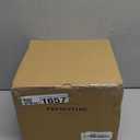 Presentime & Co. Louis XVI Mantel Clock, Desk & Shelf Clock, Retro Tabletop Clock for Living Room, Bedroom, Shelf Decoration, Fireplace, Farmhouse Decor, Walnut Brown Finish.