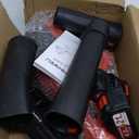 Cordless Leaf Blower 800CFM - Electric Leaf Blower Lightweight with 2 x 4.0Ah Battery & Dual Socket Charger & 3 Tubes & 6 Speeds & Turbo Mode for Lawn Care Patio Yard Roof Garage Dust Snow