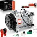 A-Premium Air Conditioner AC Compressor with Clutch Compatible with Jeep Compass Patriot 2009-2017 & Dodge Caliber 2009-2012, 1.8L 2.0L 2.4L