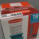 Rubbermaid Easy Find Lids System, Containers and Lids, Limited Edition Color, 18 Pieces (9 containers and 9 lids)'