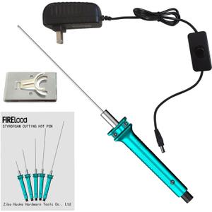 Hot Wire Pen, Electric Hot Wire Cutter Pen 15cm, Styrofoam Cutting Hot Pen Hot Wire Cutting Pen for Amateur DIY Heat Cutting Engraving Pen, Art Making, Foam Carving (blue, 150mm)
