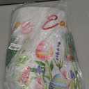 Romart Easter Kitchen Rugs Set, 2 Pcs Bunny Floral Runner Rugs for Holiday Home Kitchen Decor, Christian Easter Floor Mats for Home (16" x 28" & 16" x 47")